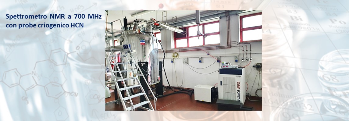 Spettrometro NMR a 700 MHz con probe criogenico HCN