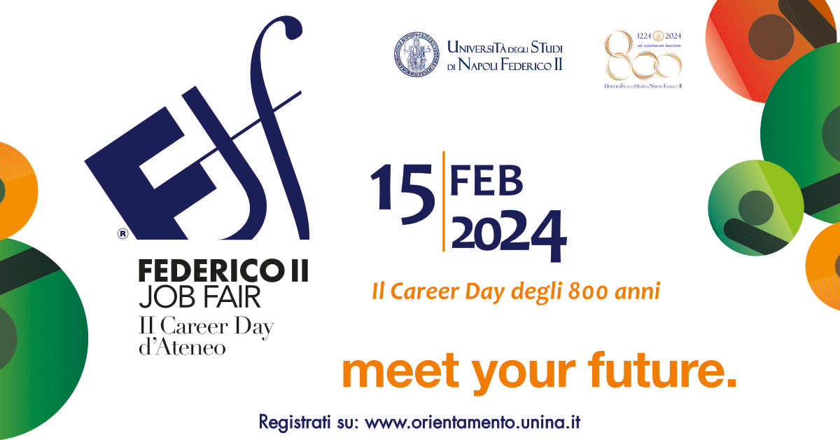 Poster Federico II Job Fair 2024