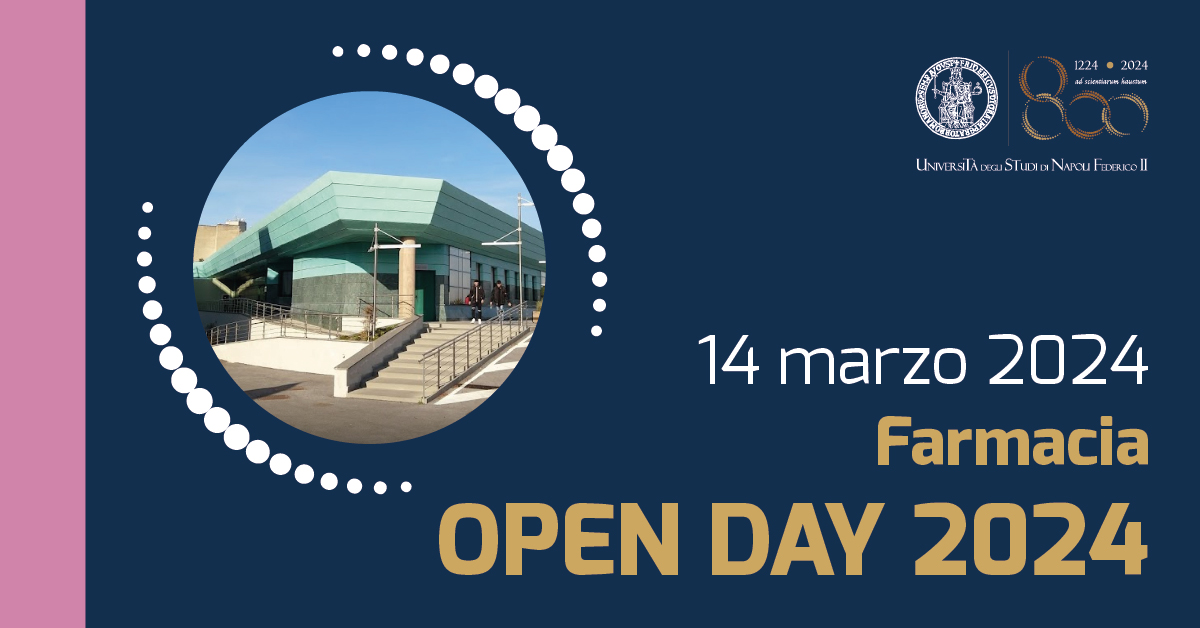 Cover Open Day Dipartimento di Farmacia 2024